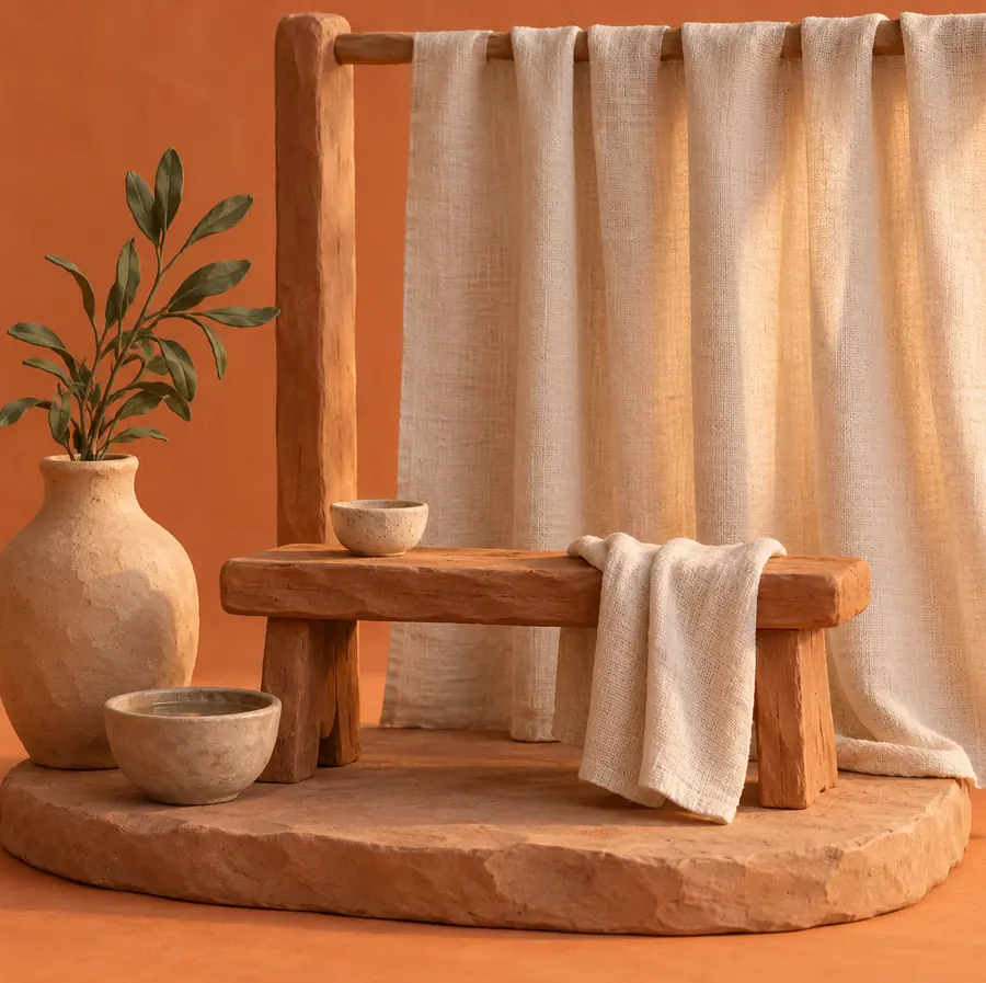 Illustration of wellness businesses equipment and workspace